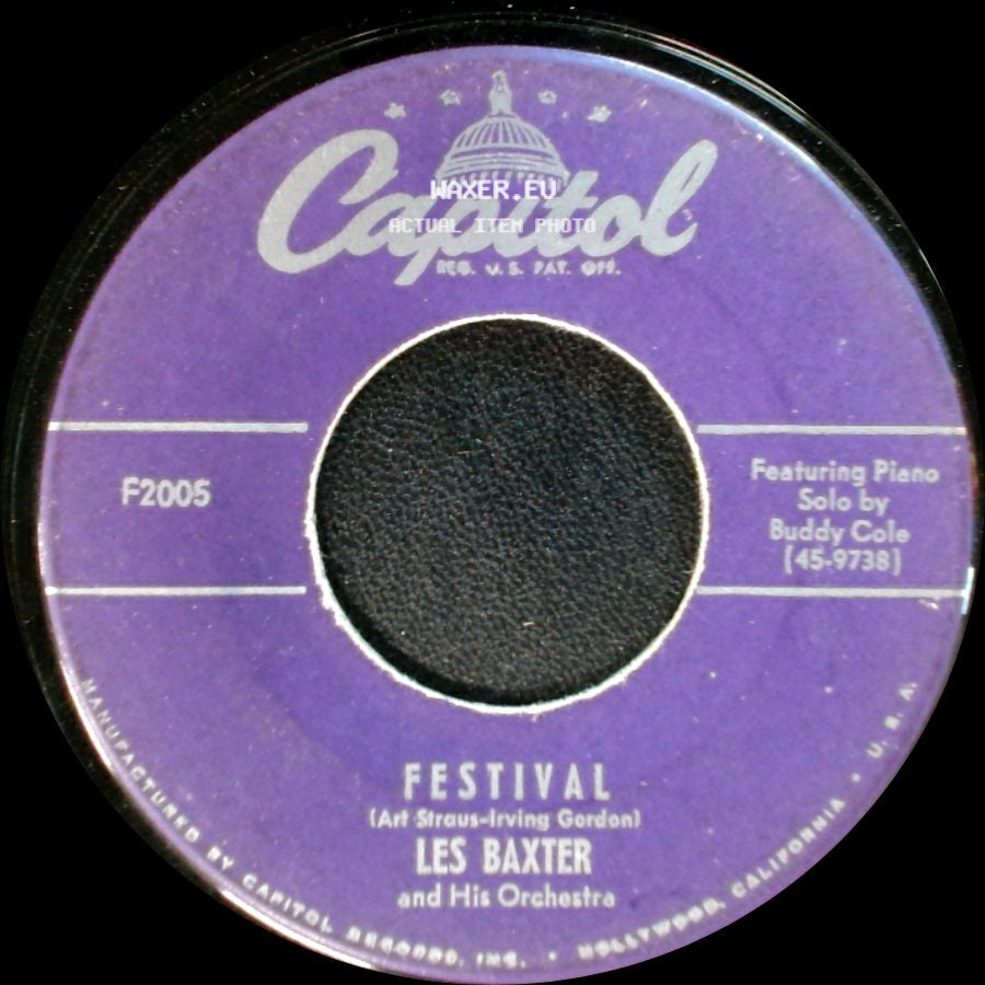 Les Baxter And His Orchestra / Les Baxter - Festival / Invitation side A