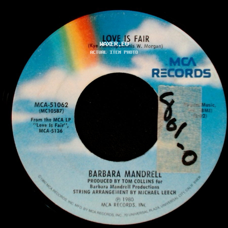 Barbara Mandrell - Love Is Fair / Sometime, Somewhere, Somehow side A