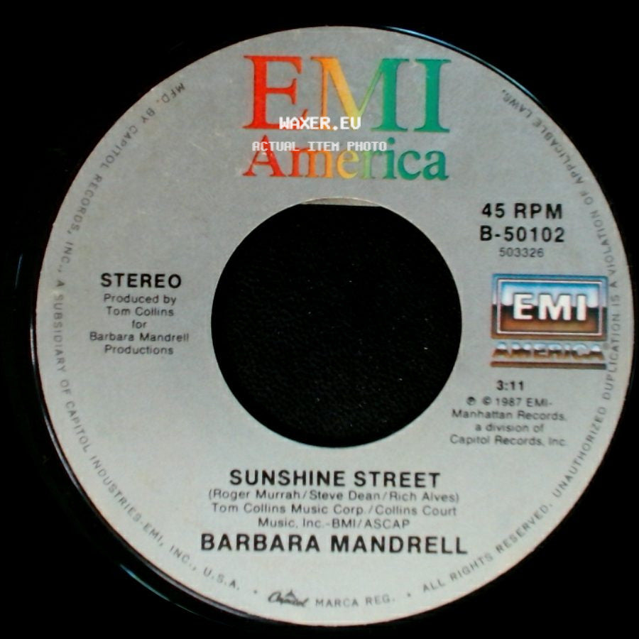 Barbara Mandrell - Sunshine Street / Sure Feels Good side A