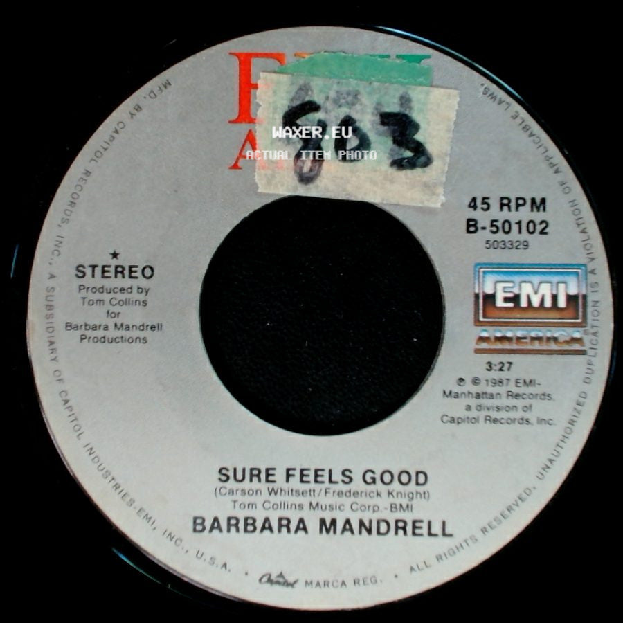 Barbara Mandrell - Sunshine Street / Sure Feels Good side B