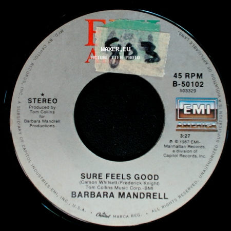Barbara Mandrell - Sunshine Street / Sure Feels Good side B