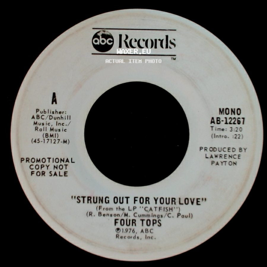 Four Tops - Strung Out For Your Love / Strung Out For Your Love side A