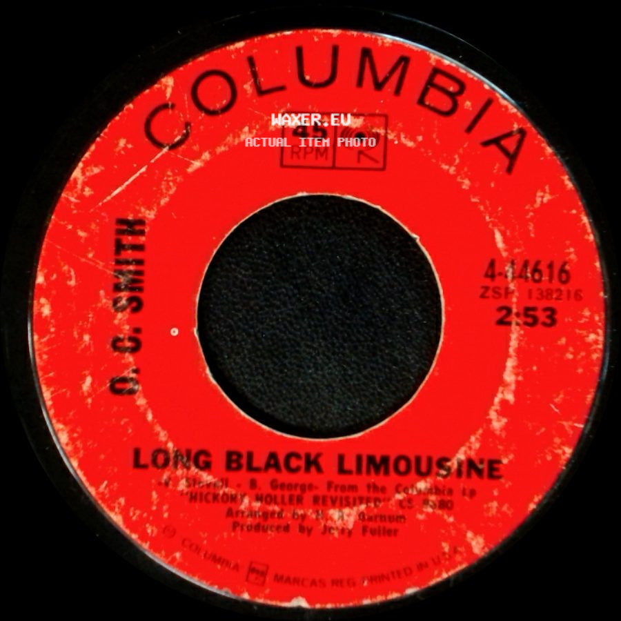 O.C. Smith - Little Green Apples / Long Black Limousine side B