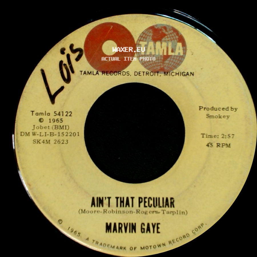 Marvin Gaye - Ain't That Peculiar / She's Got To Be Real side A