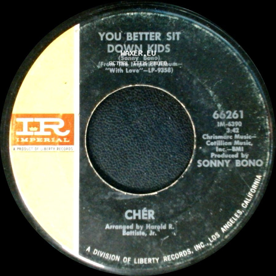 Chér - Mama (When My Dollies Have Babies) / You Better Sit Down Kids side B