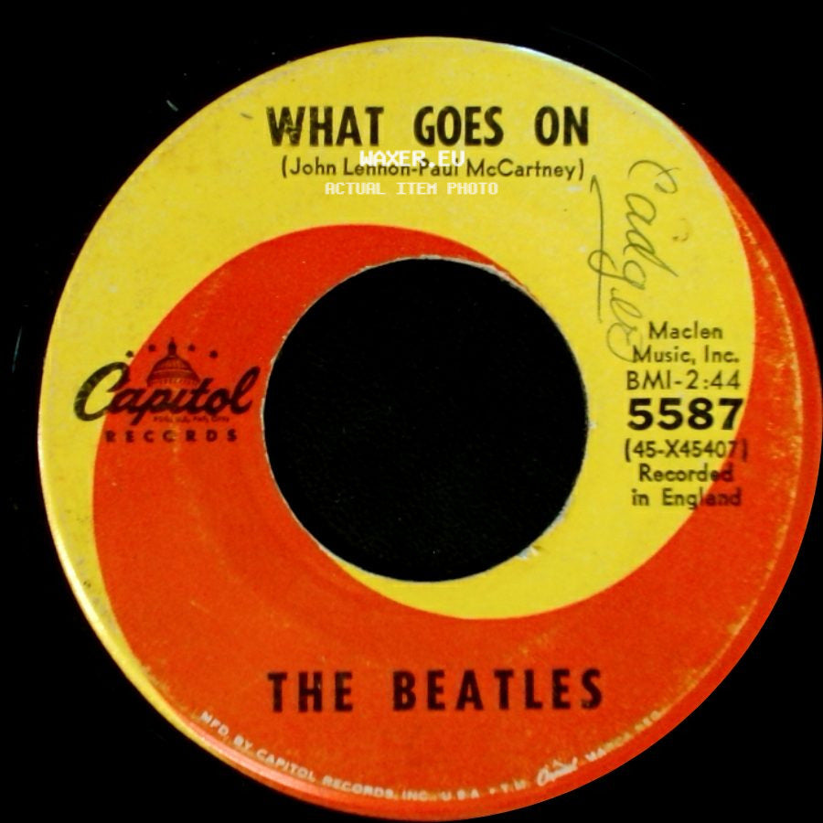 The Beatles - What Goes On / Nowhere Man side A