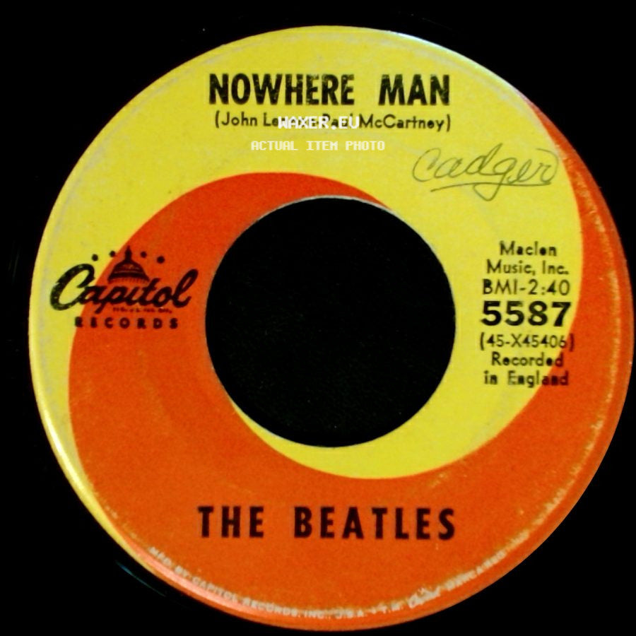 The Beatles - What Goes On / Nowhere Man side B