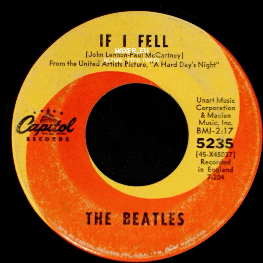 The Beatles - If I Fell / And I Love Her side A