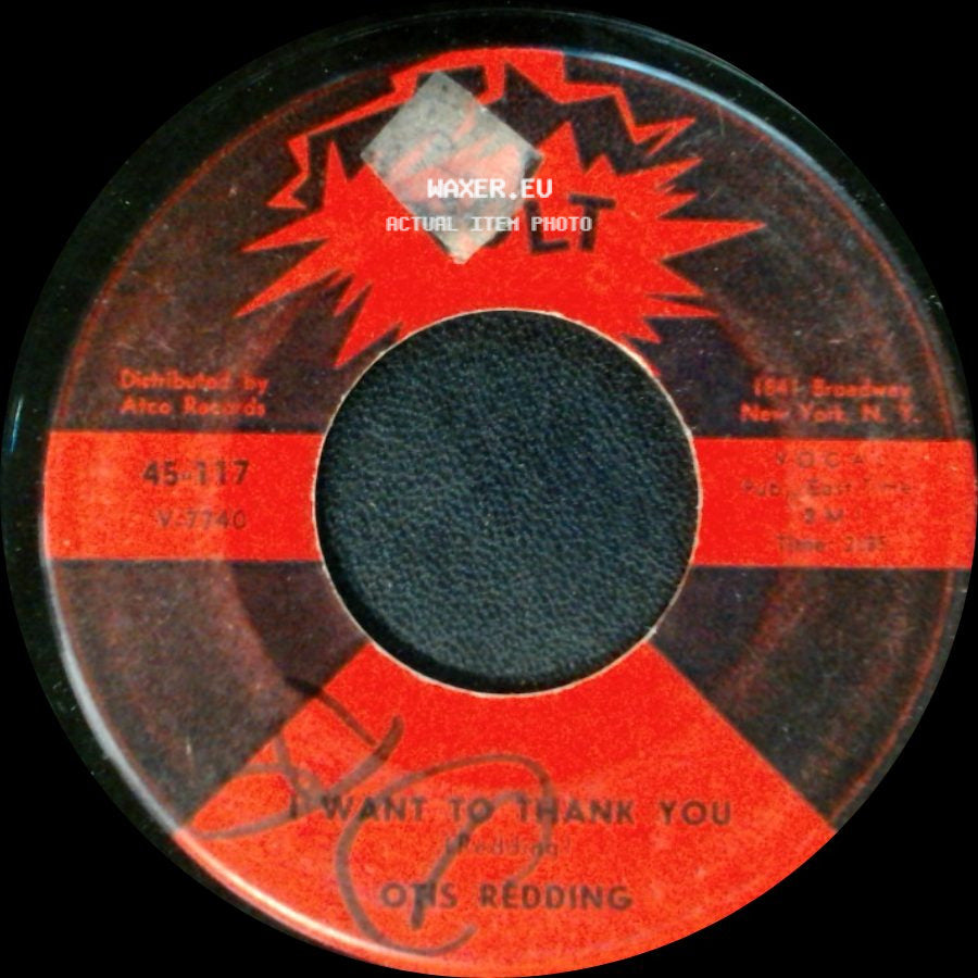 Otis Redding - I Want To Thank You / Security side A