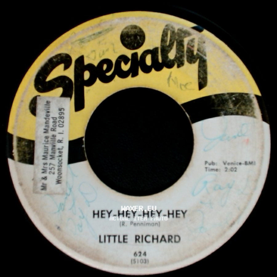 Little Richard - Good Golly, Miss Molly / Hey-Hey-Hey-Hey side B