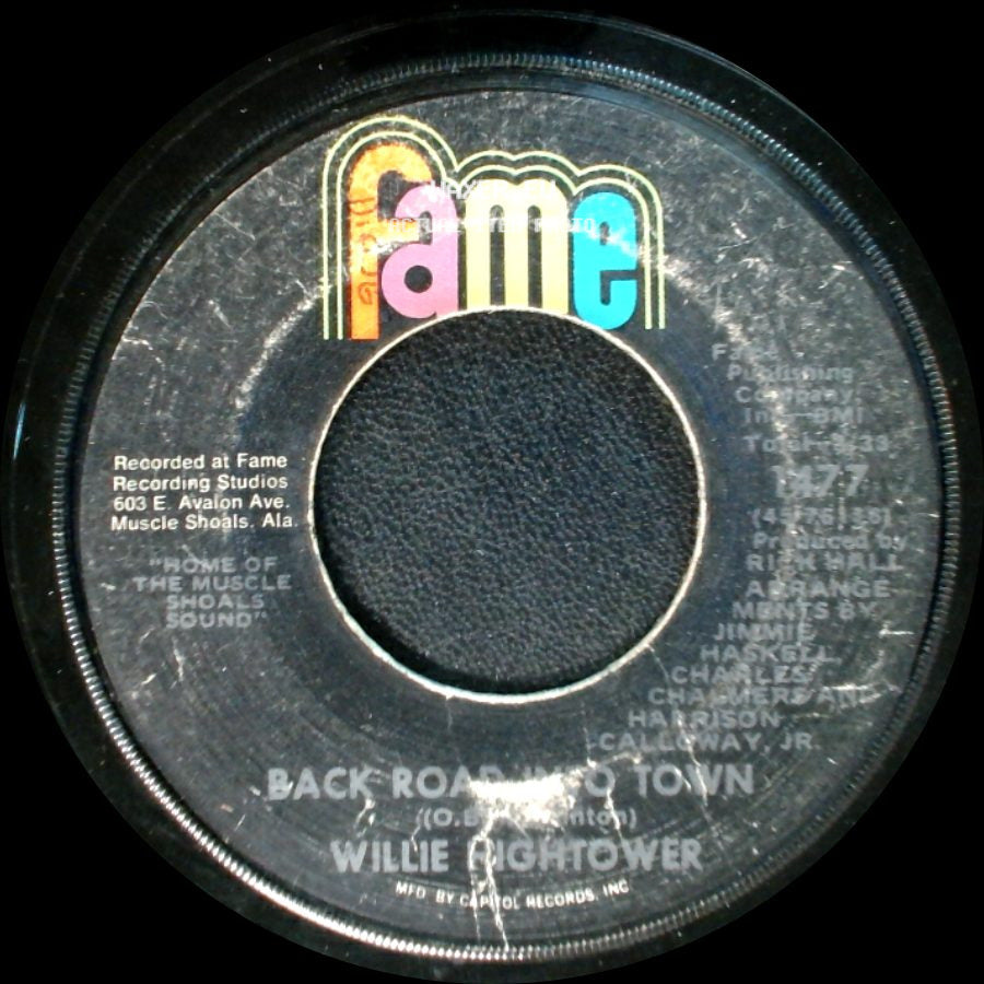 Willie Hightower - Poor Man / Back Road Into Town side B