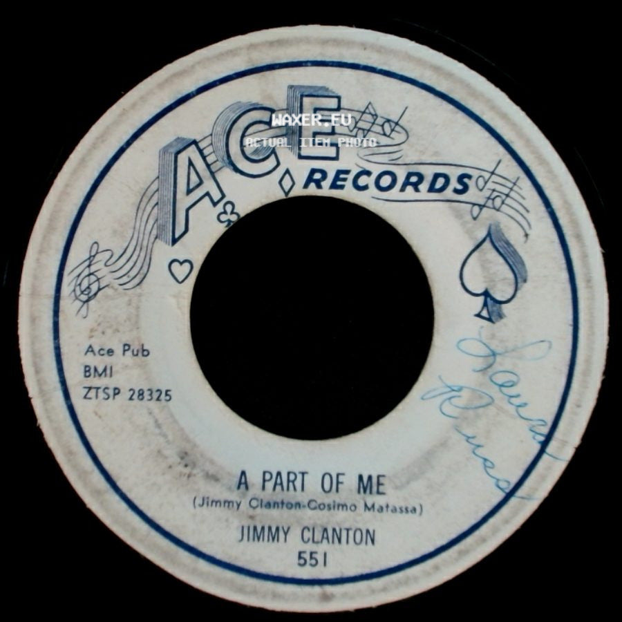 Jimmy Clanton - A Letter To An Angel / A Part Of Me side B