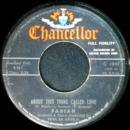 Fabian - About This Thing Called Love / String Along side A