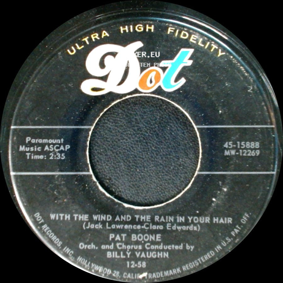 Pat Boone - With The Wind And The Rain In Your Hair / Good Rockin' Tonight side A
