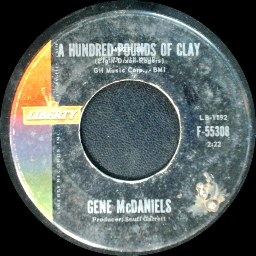 Gene Mcdaniels - A Hundred Pounds Of Clay / Come On Take A Chance side A