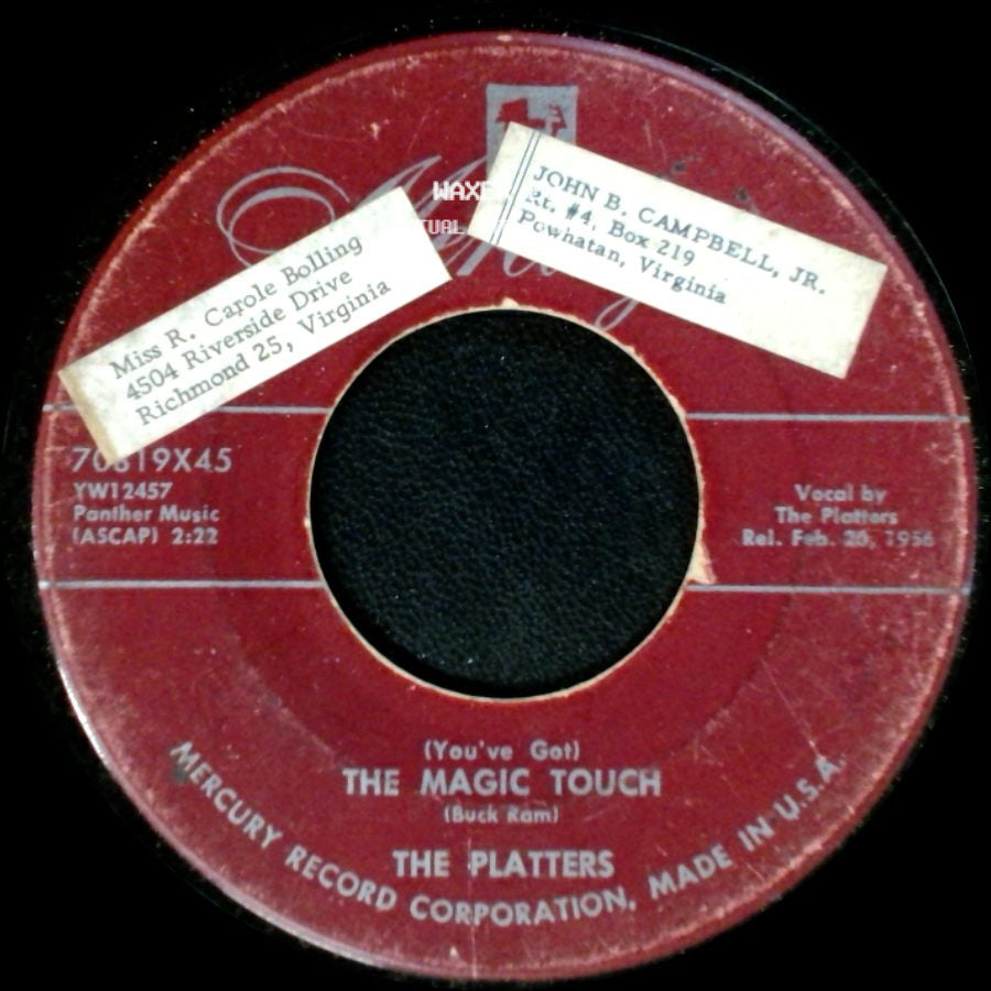 The Platters - (You've Got) The Magic Touch / Winner Take All side A