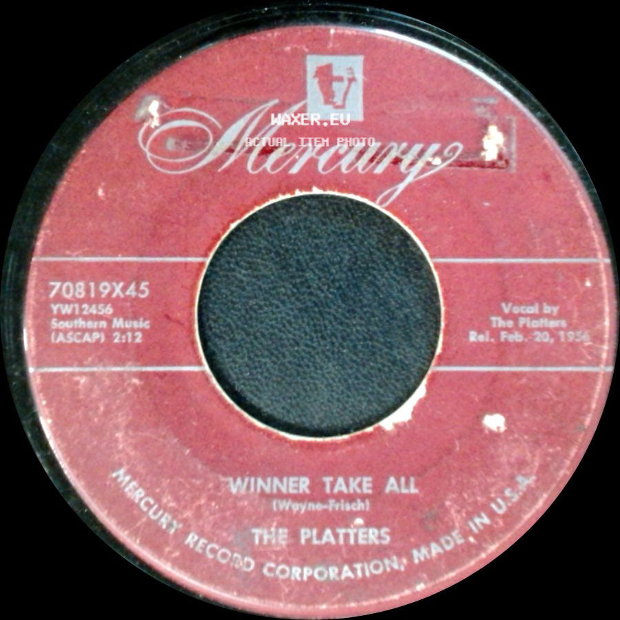 The Platters - (You've Got) The Magic Touch / Winner Take All side B