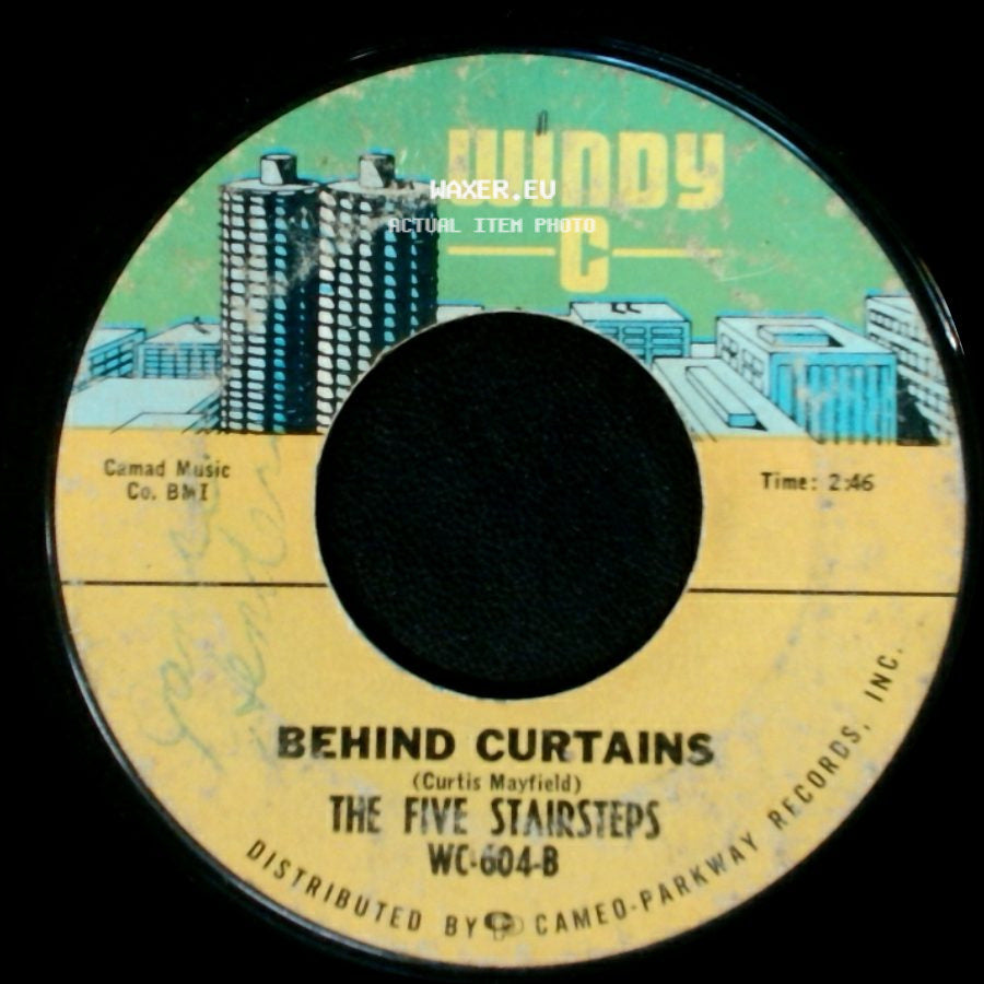 The Five Stairsteps - Behind Curtains / Danger! She's A Stranger side A