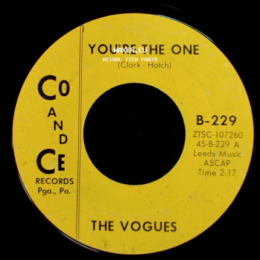 The Vogues - You're The One / Some Words side A