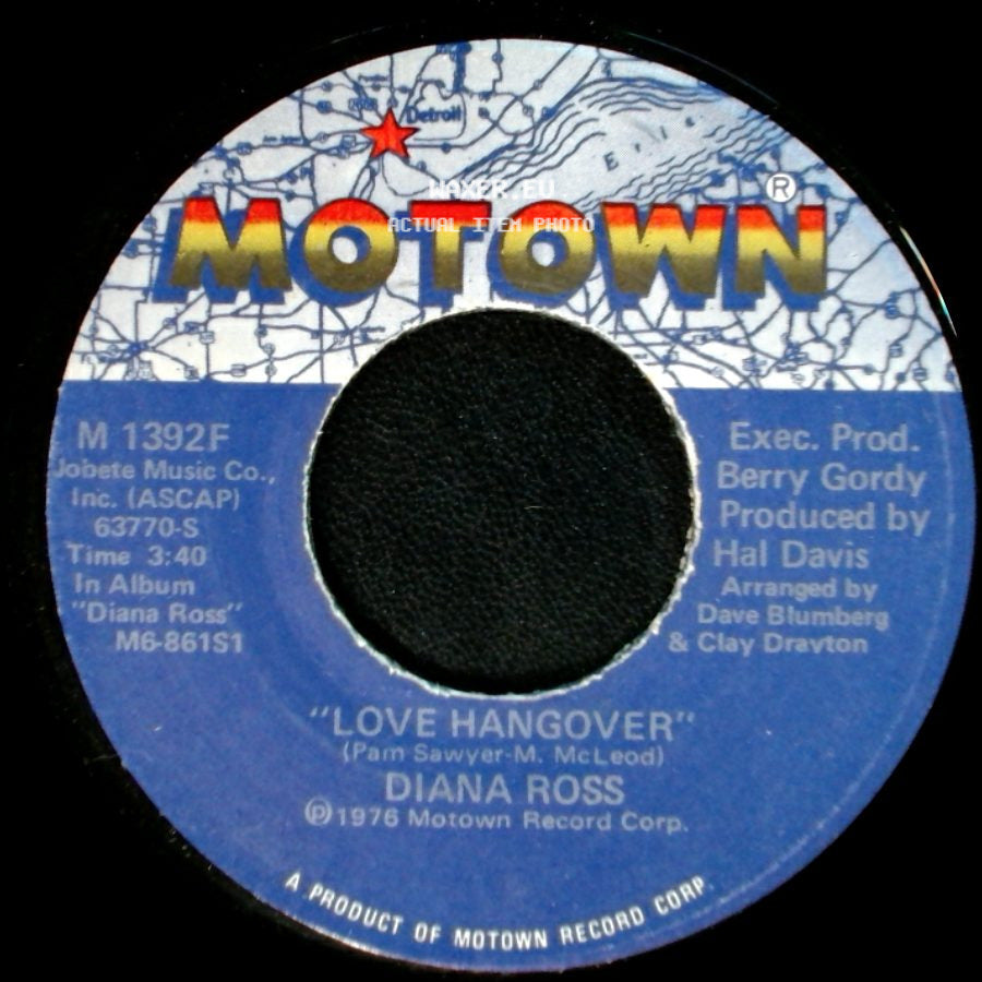 Diana Ross - Love Hangover / Kiss Me Now side A