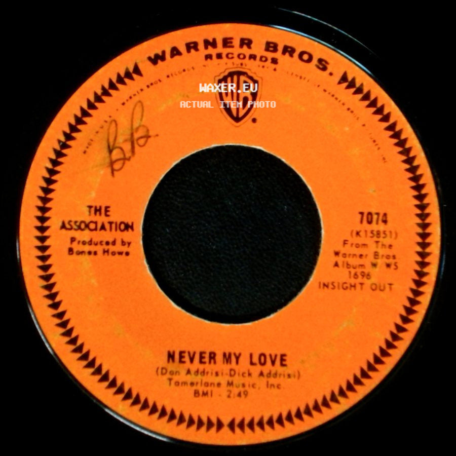 The Association - Requiem For The Masses / Never My Love side B