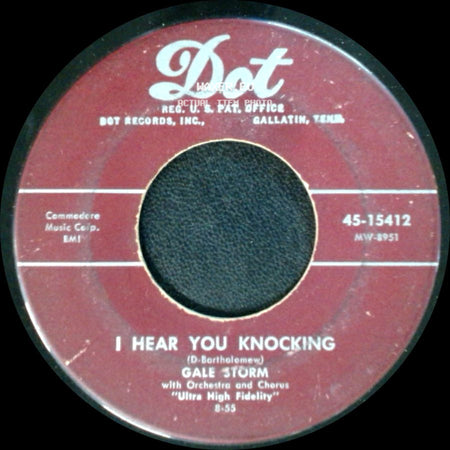 Gale Storm - I Hear You Knocking / Never Leave Me side A