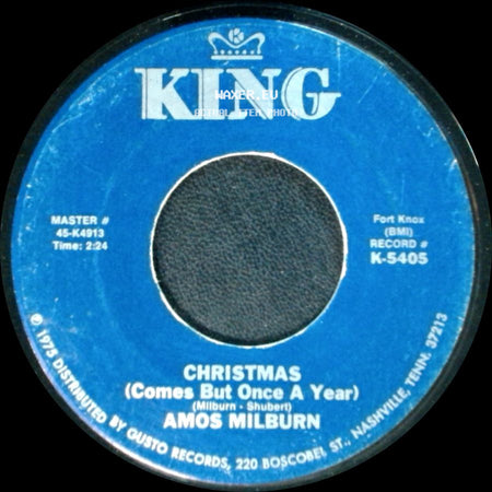 Charles Brown / Amos Milburn - Please Come Home For Christmas / Christmas (Comes But Once A Year) side B