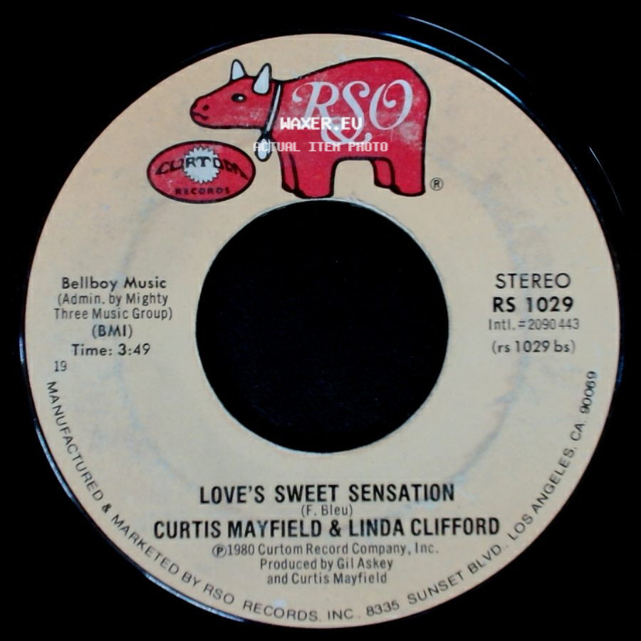 Curtis Mayfield & Linda Clifford - Love's Sweet Sensation / Love's Sweet Sensation (With Rap) side A