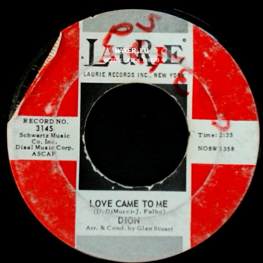 Dion - Little Girl / Love Came To Me side B