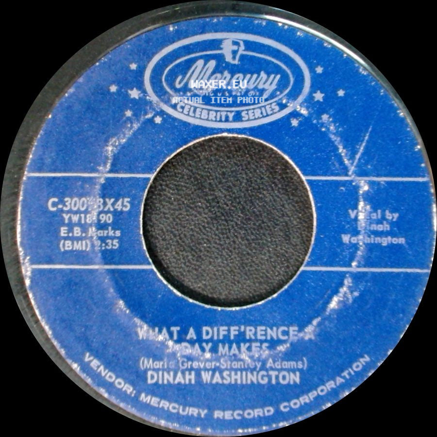 Dinah Washington - What A Diff'rence A Day Makes / Come On Home side A