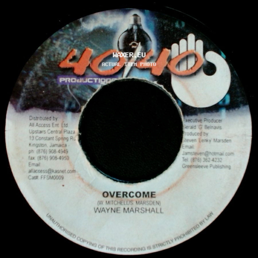 Wayne Marshall - Overcome / Diwali side A