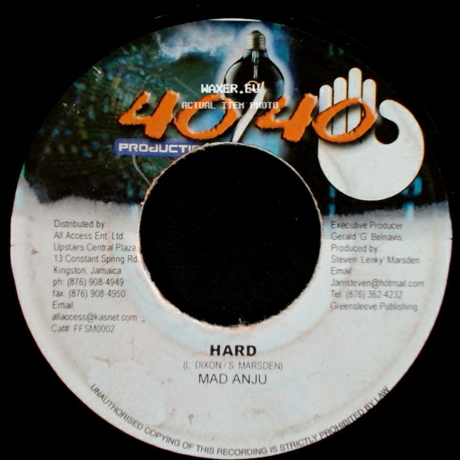 Mad Anju / Hawkeye - Hard / Bubble & Wine side A