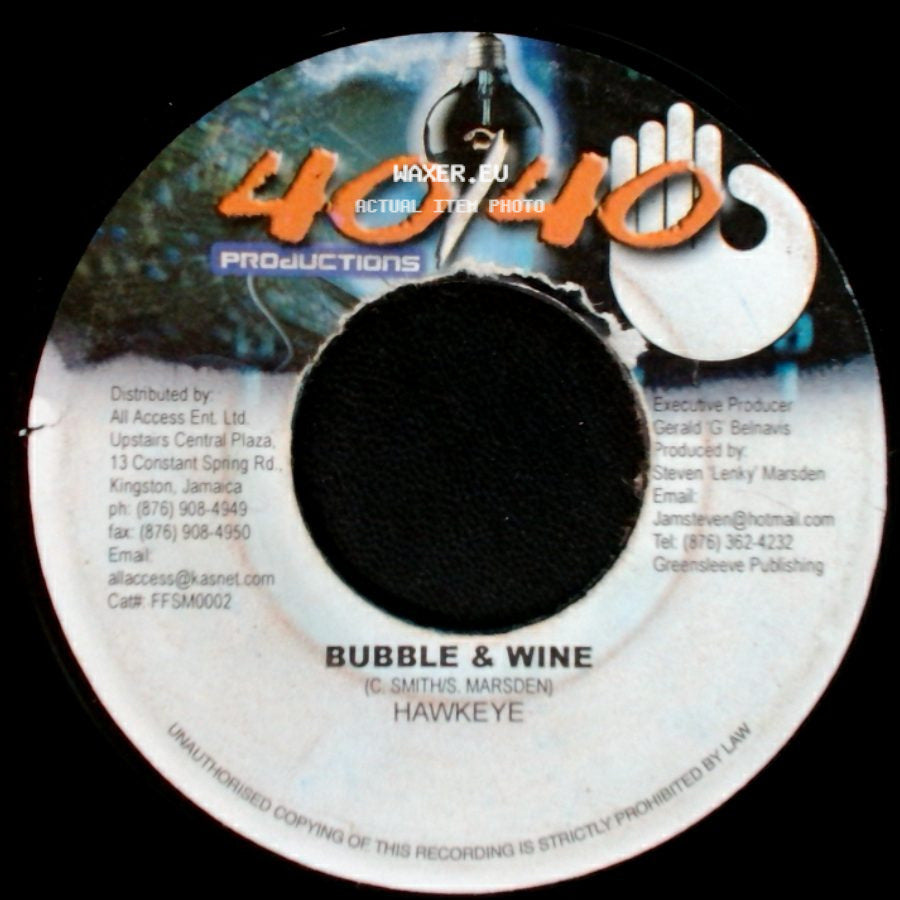 Mad Anju / Hawkeye - Hard / Bubble & Wine side B
