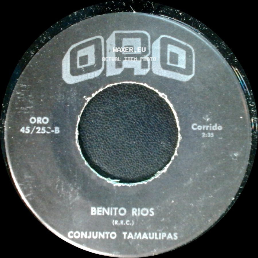 Benito Rios / Conjunto Tamaulipas - Unknown Title A / Mi Pobre Corazon side A