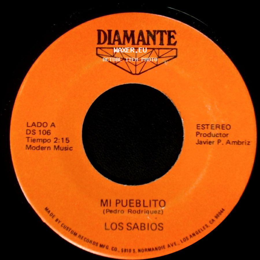 Los Sabios - Mi Pueblito / Nuestro Orgullo side A