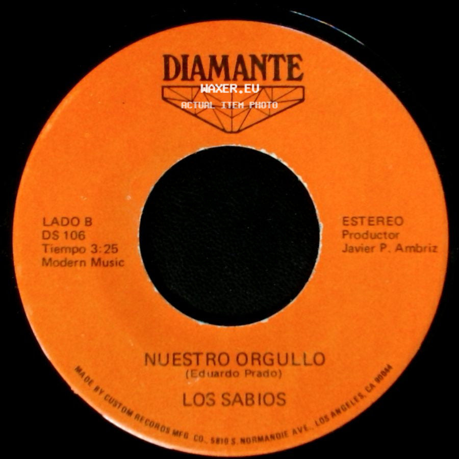 Los Sabios - Mi Pueblito / Nuestro Orgullo side B