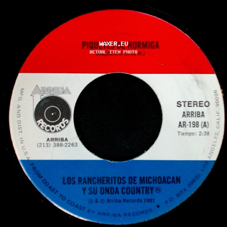 Los Rancheritos De Michoacan Y Su Onda Country - Piquetes De Hormiga / El Chubasco side A