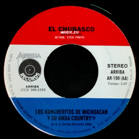 Los Rancheritos De Michoacan Y Su Onda Country - Piquetes De Hormiga / El Chubasco side B