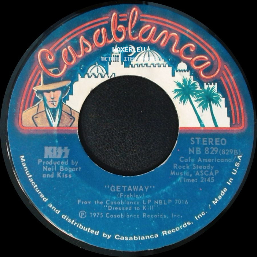 Kiss - Rock And Roll All Nite / Getaway side B