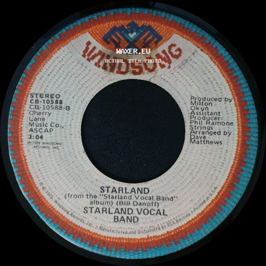 Starland Vocal Band - Afternoon Delight / Starland side B
