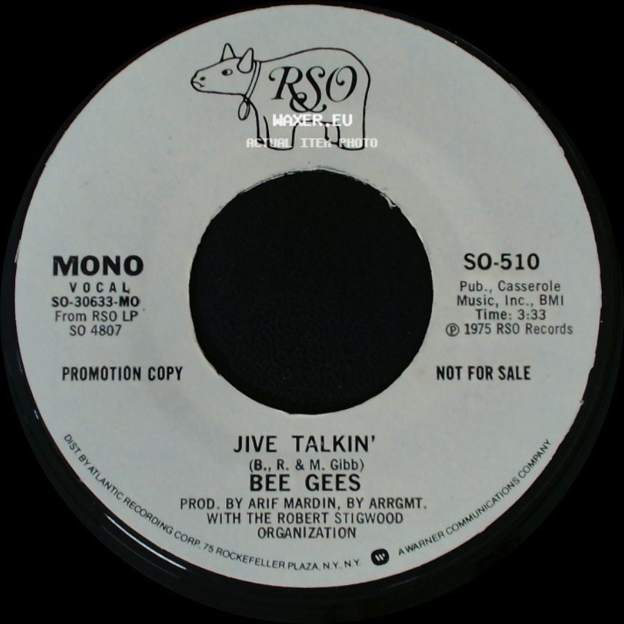 Bee Gees - Jive Talkin' / Jive Talkin' side A
