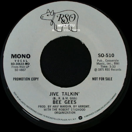 Bee Gees - Jive Talkin' / Jive Talkin' side A