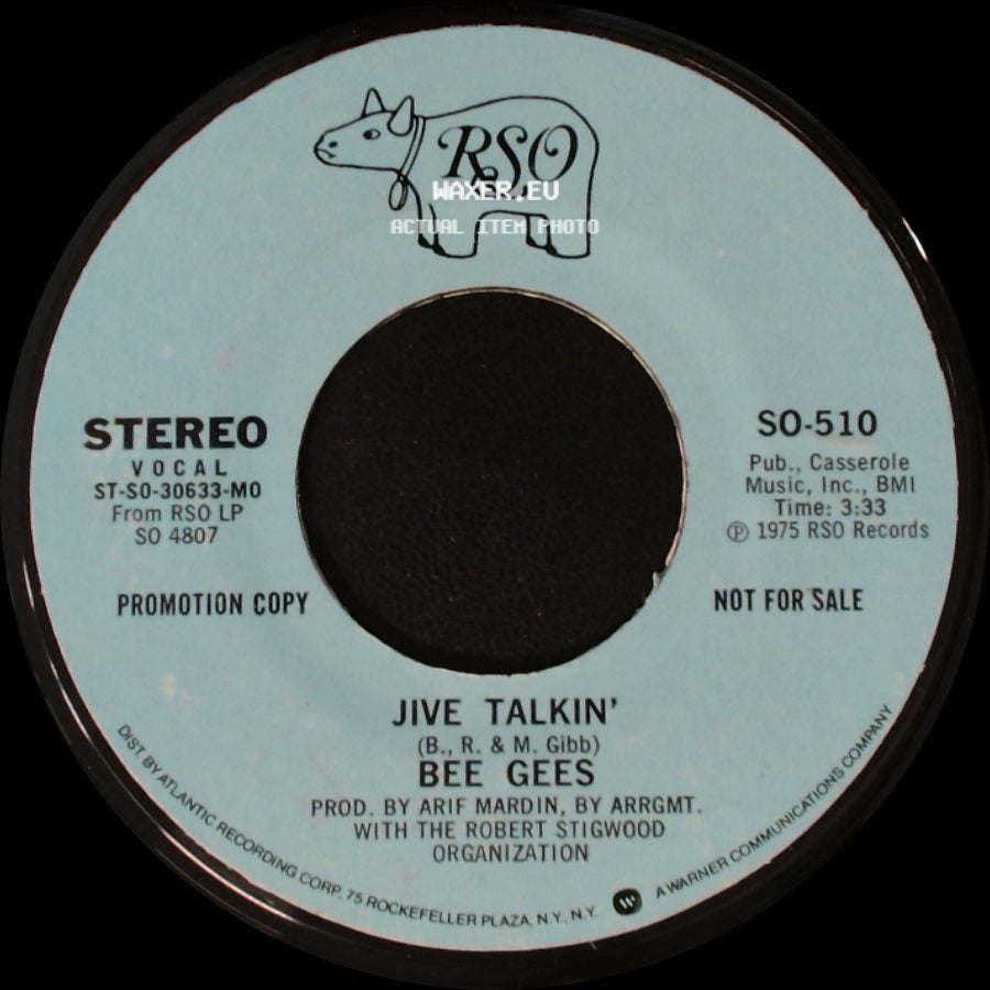 Bee Gees - Jive Talkin' / Jive Talkin' side B