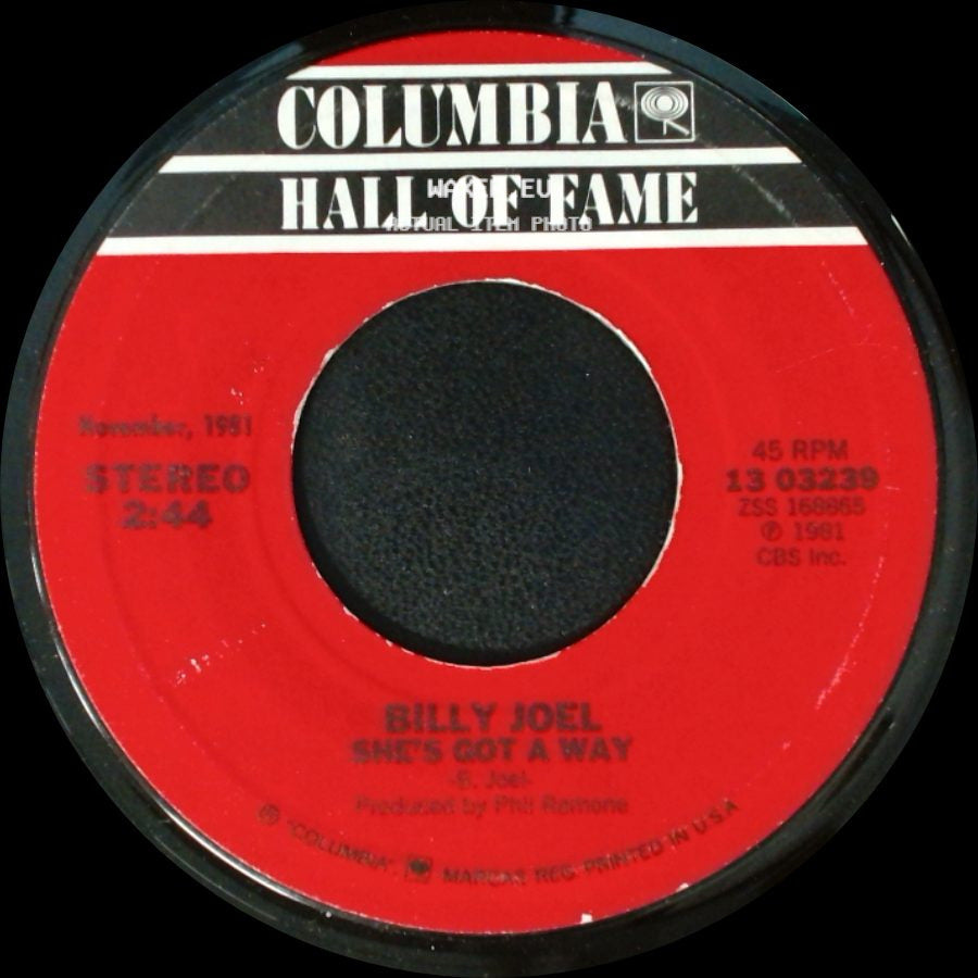 Billy Joel - She's Got A Way / You May Be Right side A