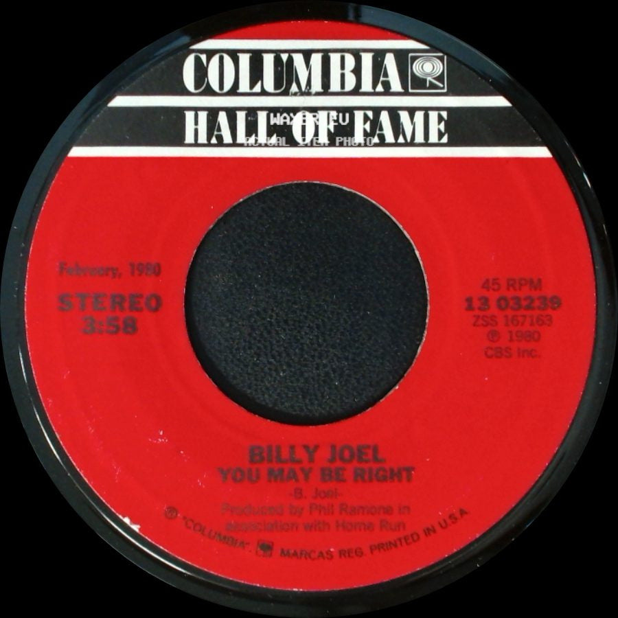 Billy Joel - She's Got A Way / You May Be Right side B