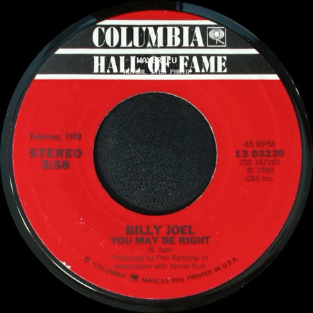 Billy Joel - She's Got A Way / You May Be Right side B