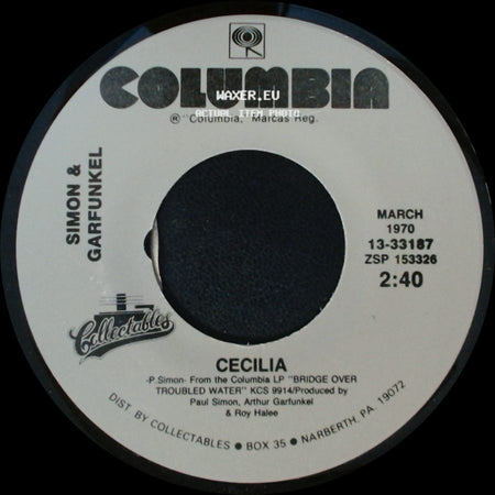 Simon & Garfunkel - Bridge Over Troubled Water / Cecilia side B