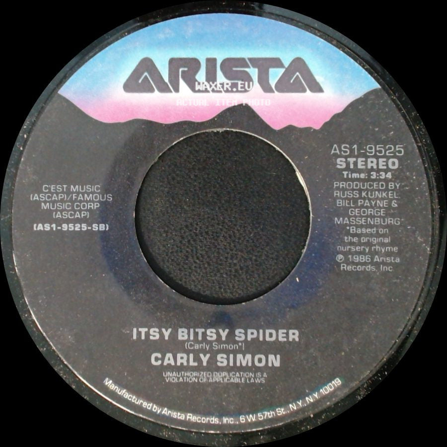 Carly Simon - Itsy Bitsy Spider / Coming Around Again side A