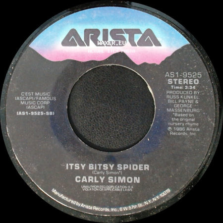 Carly Simon - Itsy Bitsy Spider / Coming Around Again side A