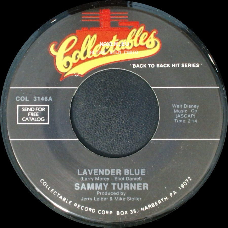 Bobby Day / Sammy Turner - Over And Over / Lavender Blue side B
